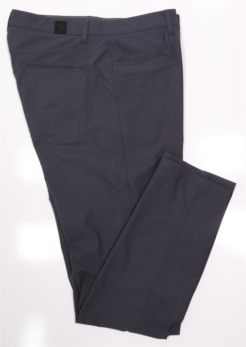 Vuori Mens Meta V430 Charcoal Gray 5-Pocket Pants 34x32